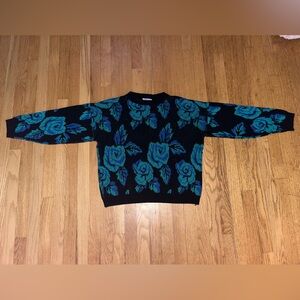 Vintage Floral Sweater